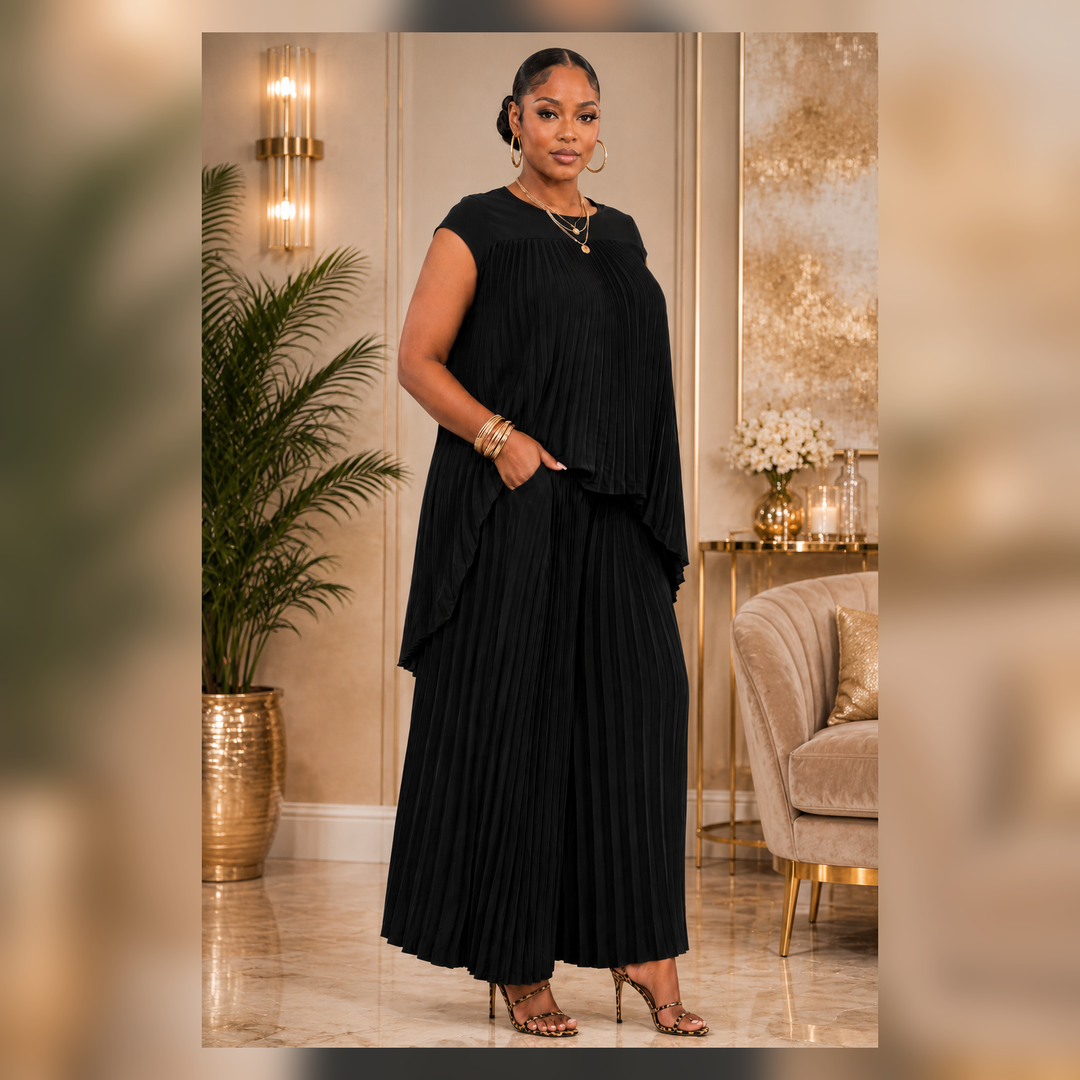The Main Character Pleated Set